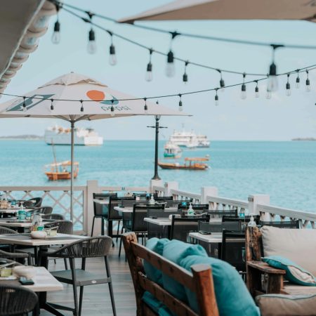 Dining by the ocean at The Rock Restaurant